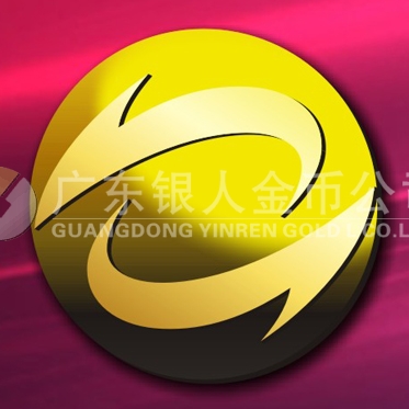 2015年3月定制　中經(jīng)萬達金銀純金胸章定制、制作純金胸章