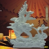 神龍戲水純銀制品生產(chǎn)廠家、純銀禮品定購(gòu)