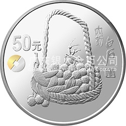 中國(guó)近代國(guó)畫大師齊白石金銀紀(jì)念幣5盎司圓形銀質(zhì)紀(jì)念幣