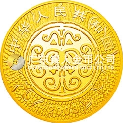 2003中國癸未（羊）年金銀紀(jì)念幣1/10盎司圓形彩色金質(zhì)紀(jì)念幣