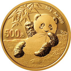 2020版熊貓金銀紀念幣30克圓形金質(zhì)紀念幣