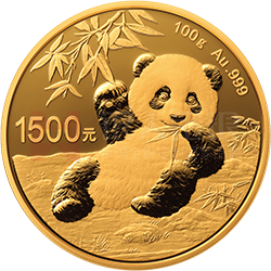 2020版熊貓金銀紀念幣100克圓形金質(zhì)紀念幣