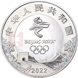 第24屆冬季奧林匹克運動會金銀紀念幣（第2組）1公斤圓形銀質(zhì)紀念幣