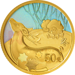 二十四節(jié)氣（光陰的故事）金銀紀念幣3克圓形金質(zhì)紀念幣